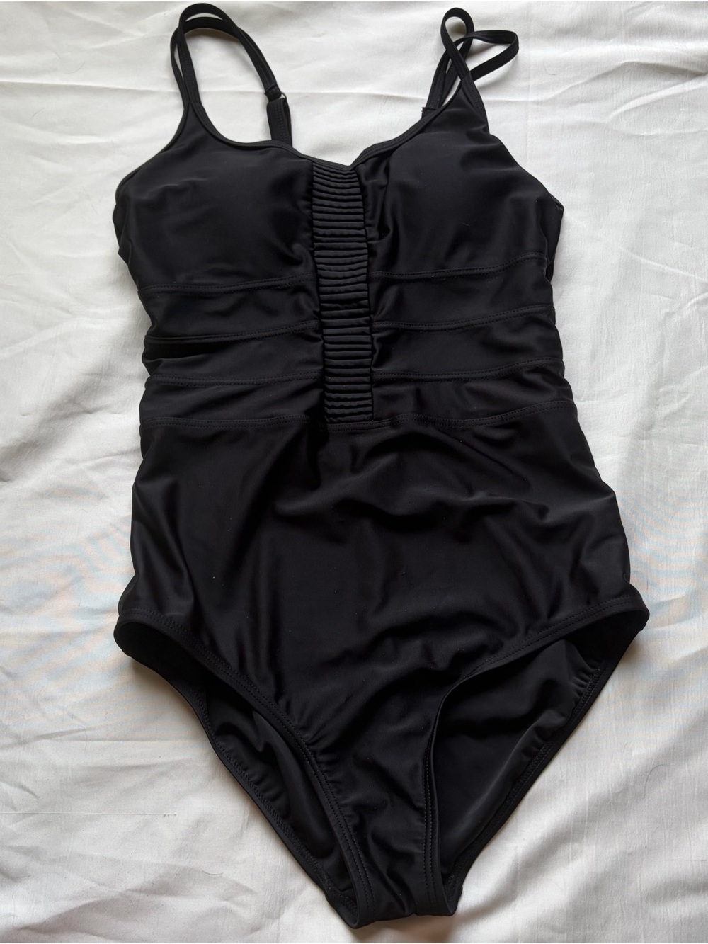 Simon Chang black one piece swim suit size 8/28
